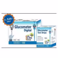 Digital Glucometer + Sugar Test Strip