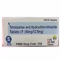 Telmisartan 40mg and Hydrochlorothiazide 12.5mg Tablets IP